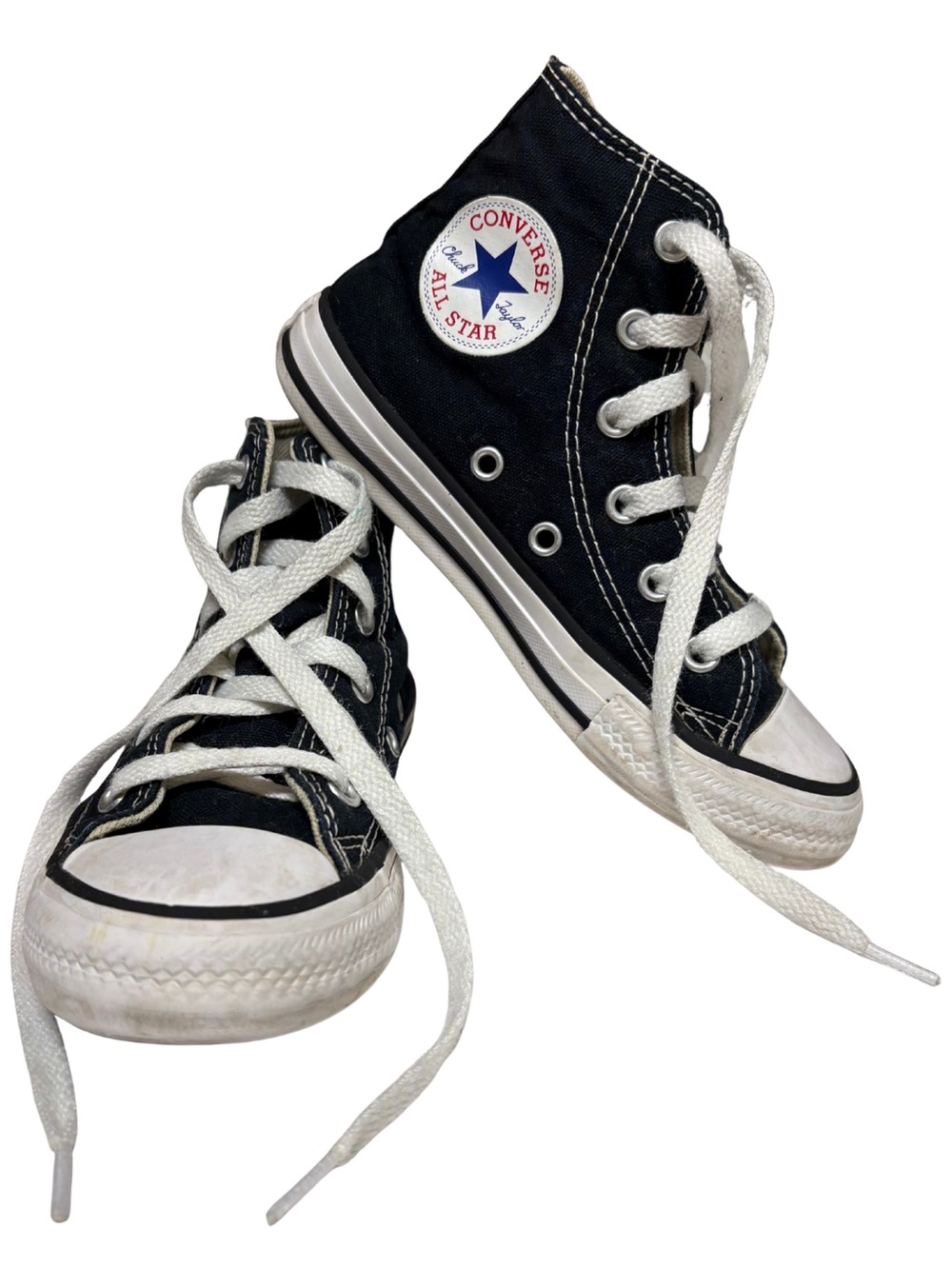 Converse Chuck Taylor All Star High Top Sneakers Kids Black Size 12